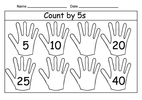 Free Printable Skip Counting By 5 S Worksheets